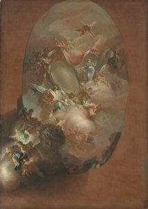 Studie für Die Apotheose von Ferdinand IV und Maria Carolina, König und Königin von Neapel, ca. 1781