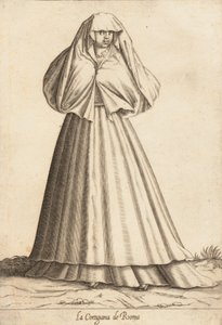 La Cortigiana de Roma, ca. 1580 von Pietro Bertelli.