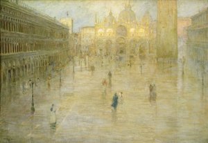 Der Markusplatz in Venedig von Pietro Fragiacomo