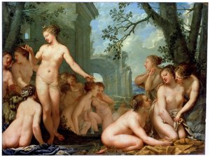 Diana und Kallisto, 17. Jahrhundert von Pietro Liberi