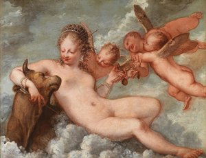 Venus begleitet von Waage und Stier, 1660er