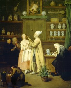 Der Apotheker, ca. 1752 von Pietro Longhi
