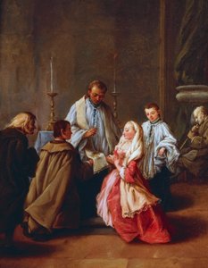 Die sieben Sakramente: Ehe von Pietro Longhi