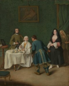 Die Versuchung, 1746 von Pietro Longhi