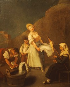 Die Wäscherinnen von Pietro Longhi