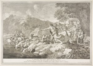 Das Wunder des bitteren Wassers, das süß gemacht wurde Il Miracolo delle Acque Amare Mutate in Dol..., 1743-63