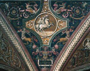 Planeten und groteske dekorative Motive von Pietro Perugino