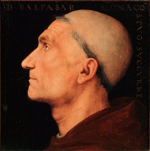 Porträt von Don Baldassarre di Antonio di Angelo, Mönch der Abtei von Vallombrosa von Pietro Perugino