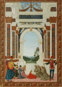 Das Heilungswunder des Heiligen Bernhard, um 1473