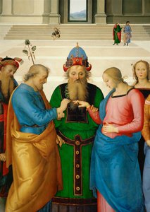 Die Hochzeit der Jungfrau Maria von Pietro Perugino