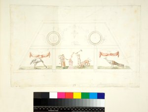 Gewölbe der Villa Madama von Pietro Santi Bartoli