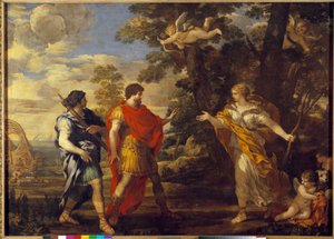 Venus als Jägerin erscheint in Aeneas