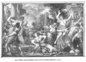 Raub der Sabinerinnen von Pietro da 1596 1669 Cortona
