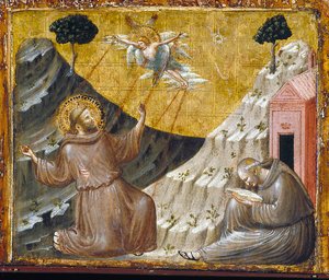 Der heilige Franziskus empfängt die Stigmata