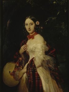 Maria Arkadyevna Stolypina Beck 1819-1889, 1839 von Pimen Nikitich Orlov
