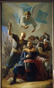 Tod des großen Fürsten Michel von Tver (Mikhail Yaroslavich oder Michel III der Heilige Vladimirski) von Pimen Nikitich Orlov