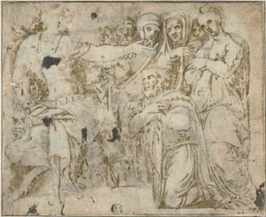 Die Familie des Darius vor Alexander