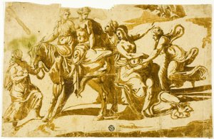 Flucht der Celia von Polidoro da Caravaggio