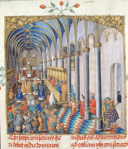 Bischofsweihe aus dem Pontifikale von Bischof Erasmus Ciolek, ca. 1510