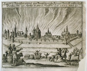 Legende vom Feuer der Zwei, 1672 von Polish School