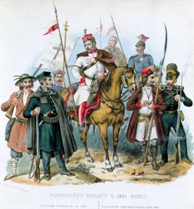 Polnische Aufständische, 1831 von Polish School