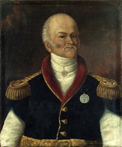 Porträt des Generals Ksawery Franciszek Krasicki (1774-1844) - Anonyme Malerei, Öl auf Leinwand