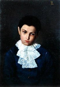 Porträt eines Jungen mit Spitzenkragen