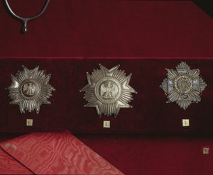 Die Orden von Prinz Josef Anton Poniatowski (1763-1813) (Silber mit Silberfaden & Pailletten)