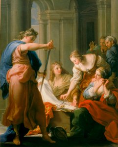 Achilles am Hof von Lykomedes von Pompeo Girolamo Batoni