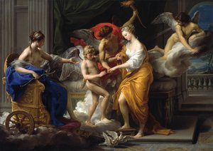 Die Vermählung Amors mit Psyche von Pompeo Girolamo Batoni