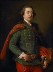 Porträt von John Woodyeare von Pompeo Girolamo Batoni