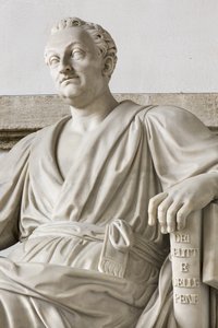 Statue von Cesare Beccaria von Pompeo Marchesi