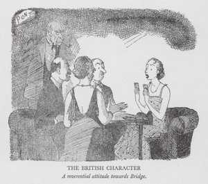 Der britische Charakter, eine ehrfürchtige Haltung gegenüber der Brücke von Pont (1908 40)