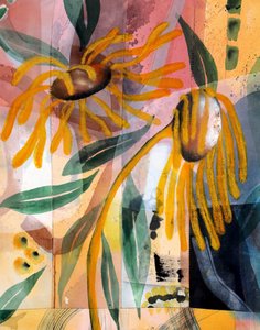 Lebhafte Gelbe Botanicals