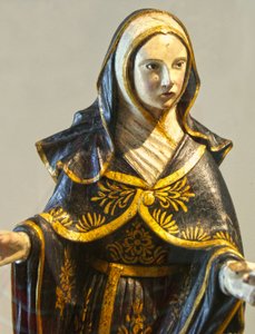 Geschnitzte Statue der Jungfrau Maria, Portugal ca. 1462 von Portuguese School