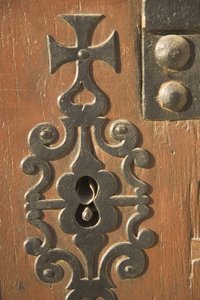 Dekoratives Schlüsselloch, Alfama-Viertel