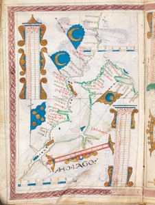 Ho Lago. 1 von 24 Karten der Welt, einschließlich mehrerer Kalender und Tabellen