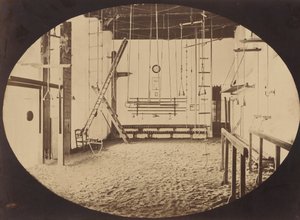 Gimnasio López, Sevilla, ca. 1860 von Possibly by Luigi Pesce.