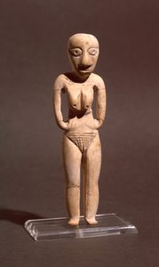 Figur einer nackten Frau, aus der Badari- oder frühen Jungsteinzeit, ca. 4000 v. Chr. von Predynastic Period Egyptian