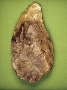 Acheuléen-Polierer (Mittelpaläolithikum) Museo archeologico de Milan von Prehistoric Prehistoric