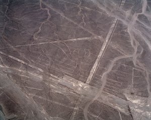 Luftaufnahme der Nazca-Linien