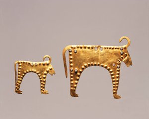 Tierfiguren aus den Ausgrabungen in Varna, Grab 36 von Prehistoric Prehistoric