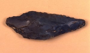 Steinpfeilspitze entdeckt in Isolino di Varese, Italien von Prehistoric Prehistoric