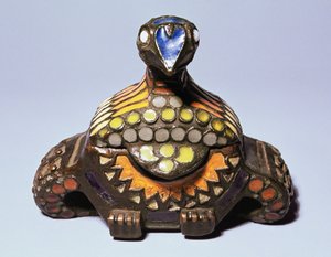 Taubenschlag aus den Talashkino-Werkstätten, ca. 1908 von Princess Maria Tenisheva