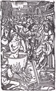 Das Martyrium eines Heiligen von Probably French 16th Century
