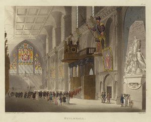 Gildenhalle von Pugin and Rowlandson