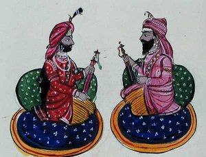 Maharaja Kharak Singh und Maharaja Nau Nihal Singh, ca. 1890