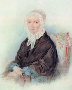 Porträt von A. N. Venevitinova von Pyotr Fyodorovich Sokolov
