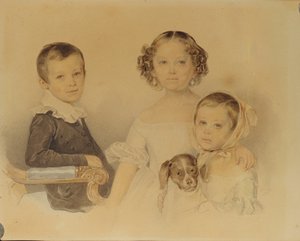 Porträt der Lanskoy-Kinder