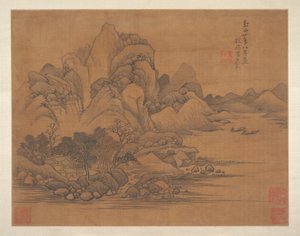 Landschaft (Albumblatt) von Qing Dynasty Chinese School